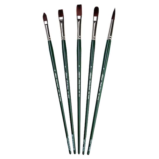 Silver Brush Limited Ruby Satin® 5 Piece Brush Set